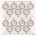 Tekturka Monstrancja ornamentowa 02 - 14szt - Scrapiniec