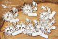 Tekturka - Tatting Communion - hostia i lilie ilość: 8szt - Scrapiniec