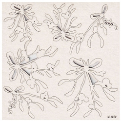 Tekturka - Mistletoe - bukieciki - Scrapiniec - jemioła