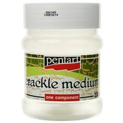 Jednoskładnikowy lakier do spękań crackle medium 230ml - Pentart