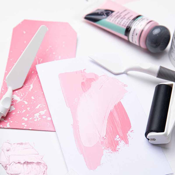 Zestaw narzędzi 3 w 1 - Sizzix wałek gumowy szpachelki