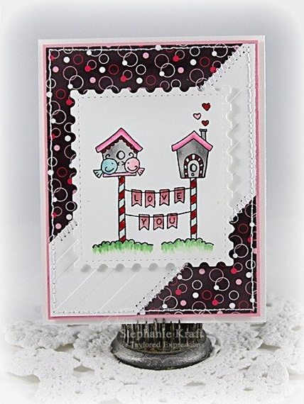 Stempel - Taylored Expressions - Wishes on a Wire - Valentine - budki dla ptaszków