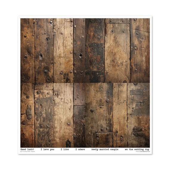 Zestaw papierów do scrapbookingu 30x30 - Mouse World - Textures - Itd Collection