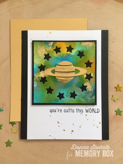 Wykrojnik - Memory Box - Starry Ring gwiazdki