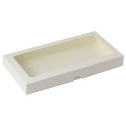 Pudełko na kartkę z okienkiem DL kremowe - Rzeczy z papieru