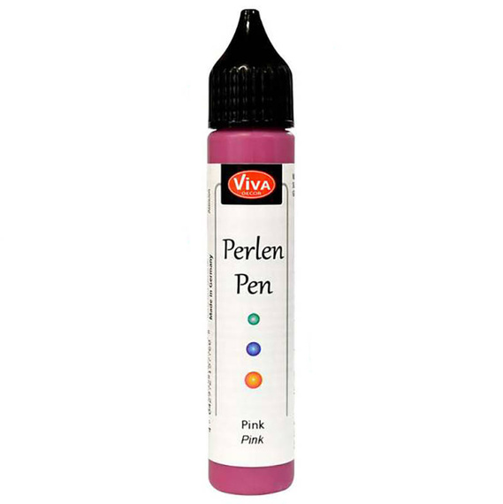 Perlen Pen - Viva Decor - Pink 417 różowe perełki w płynie