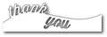 Wykrojnik - Memory Box - Curved Thank You 99288