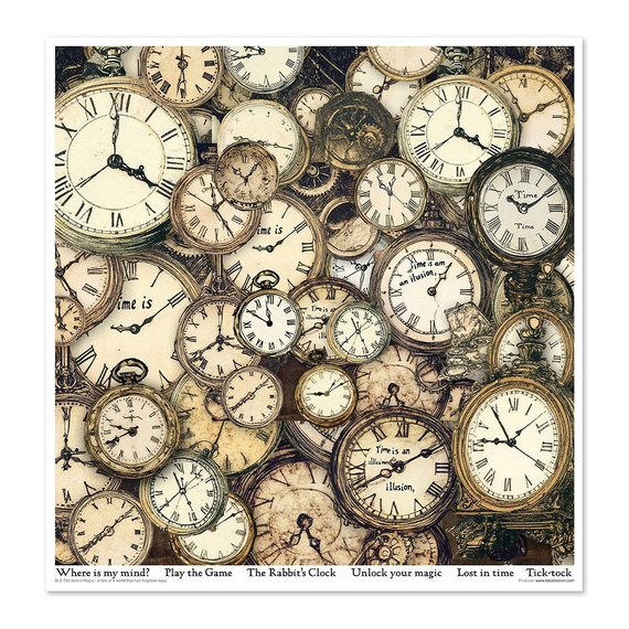 Zestaw papierów do scrapbookingu 30x30 - Alice's Magic 2 - Itd Collection