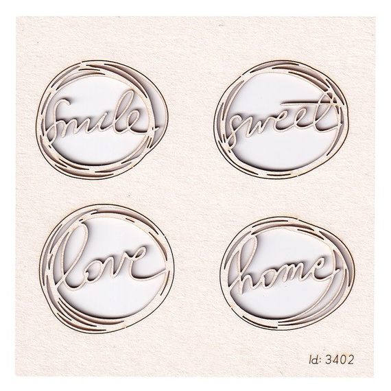 Tekturka Brush art script - Home (4 circles) SC