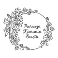 Stempel polimerowy - Wianek - Pierwsza Komunia Święta