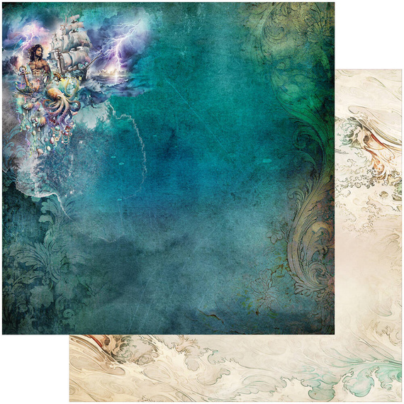 Zestaw papierów do scrapbookingu 15x15 - Alchemy of Art - Underwater World