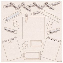 Tekturka - Biuro zestaw akcesoriów - Scrapiniec