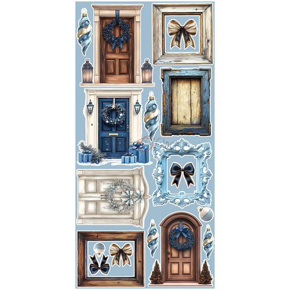 Zestaw dodatków do scrapbookingu - Craft o'clock - Jolly Season - Winter