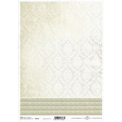 Papier ryżowy do decoupage A4 ITD-R2223 damask