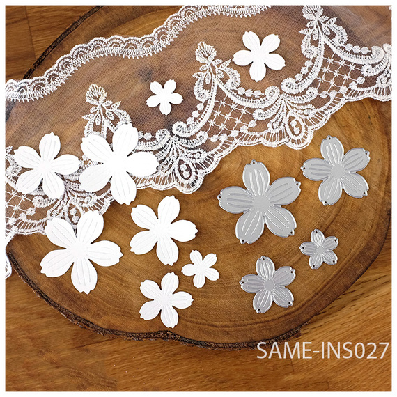 Wykrojnik do papieru - Scrapandme - Kwiatki