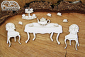 Tekturka Wonderland - Tea party - Scrapiniec