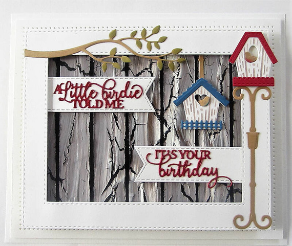 Wykrojnik - Creative Expressions - A Little Birdie Told Me