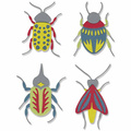 Wykrojnik Sizzix Thinlits - Patterned Bugs owady