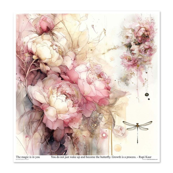 Zestaw papierów do scrapbookingu 30x30 - Garden of Muses - Itd Collection