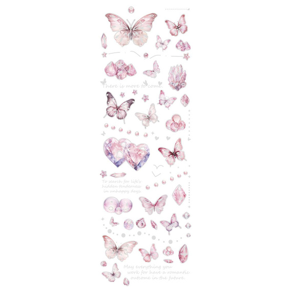 Naklejki foliowe - Różowe motylki