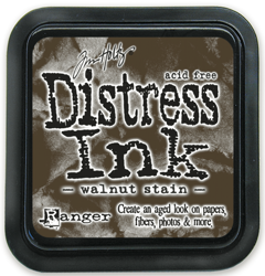 Tusz Distress Ink Pad - Ranger - Tim Holtz - Walnut Stain