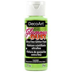 Farba brokatowa Glamour Dust - DecoArt - Limelight