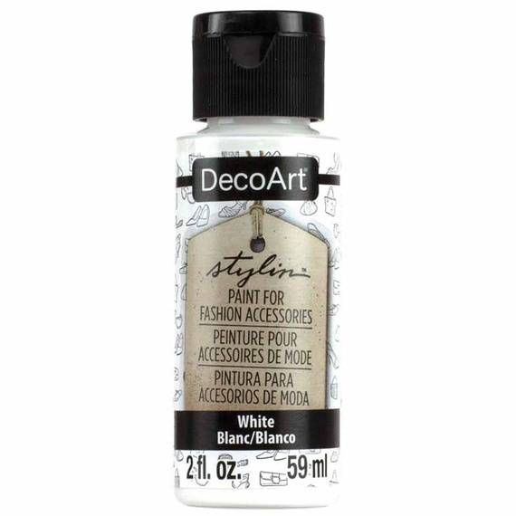 Farba do skóry DecoArt Stylin white 59ml