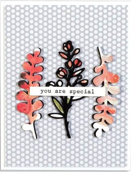 Wykrojnik - Spellbinders - Heart Like A Wildflower gałązki