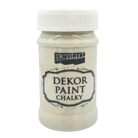 Farba kredowa Dekor Paint biały krem - cream white 100ml - Pentart