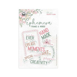 Papierowe elementy - P13 - Let your creativity bloom13szt