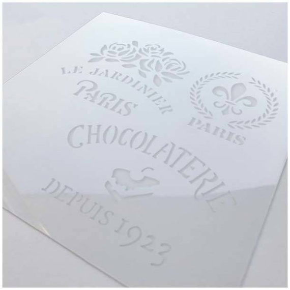 Maska / szablon 16x16cm - Paris