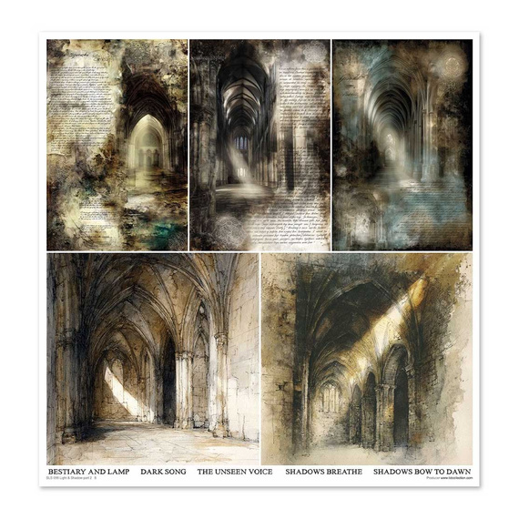 Zestaw papierów do scrapbookingu 30x30 - Light & Shadow 2 - Itd Collection