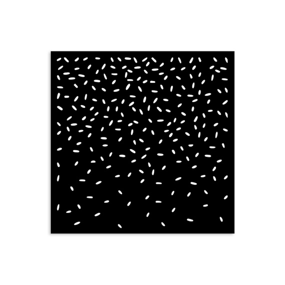 Szablon mix media 3D 12x12cm - Candy Christmas - waflowy zorek posypka - Stamperia