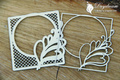 Tekturka Daydream 3D square frame - kwadratowa ramka warstwowa  - Scrapiniec