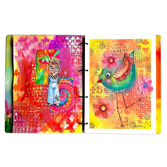 Stempel gumowy - Studio Light - Artist Diary malowanie malarka farby