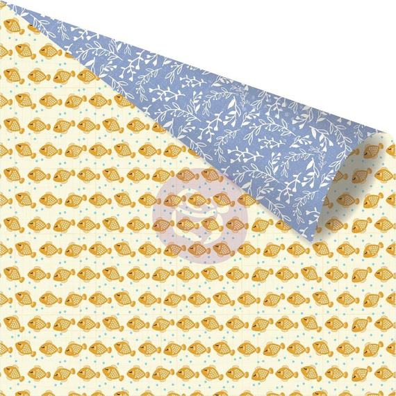 Papier do scrapbookingu 30x30 - Prima - Julie Nutting - Plenty of fish