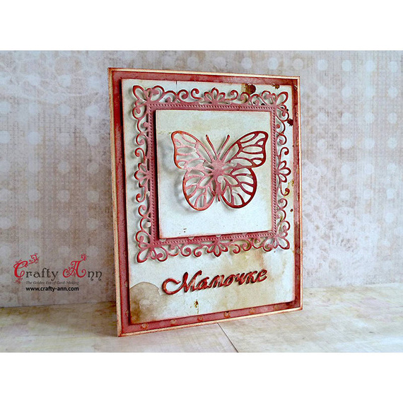 Wykrojnik - Crafty Ann - napis mama