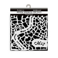 Szablon 3D 12x12cm Art of Travelling - Stamperia mapa