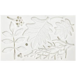 Foremka silikonowa - Pentart - 5 liści mix