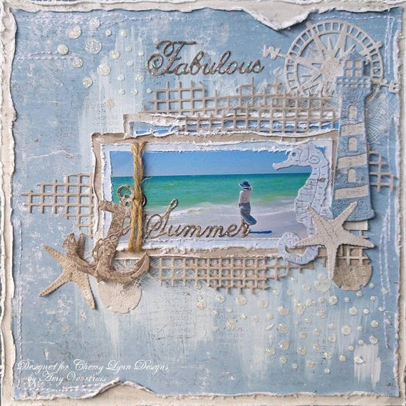 Wykrojnik - Cheery Lynn - napisy Summer B574 lato