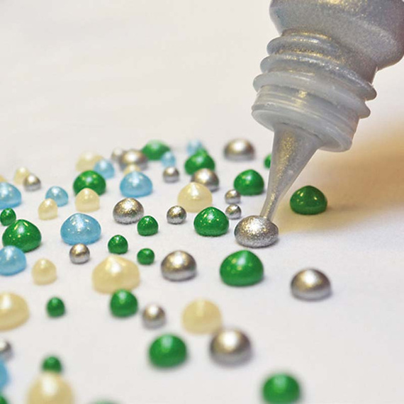 Perlen Pen - Viva Decor - Royal Blue 611 granatowe perełki w płynie