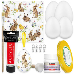 Zestaw startowy do decoupage wielkanocny