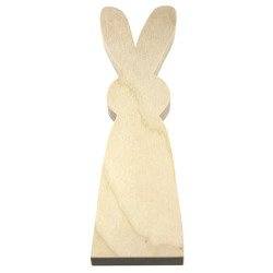Zając drewniany do ozdabiania 20cm