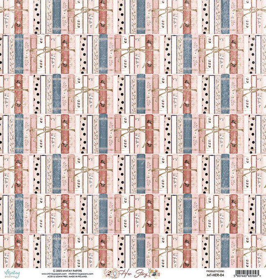 Papier do scrapbookingu 30x30 - Mintay - Her Story 04
