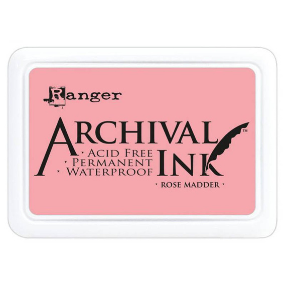 Tusz wodoodporny Archival Pad - Ranger - Rose Madder