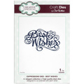 Wykrojnik - Creative Expressions - Best Wishes CED5405 napis - najlepsze życzenia