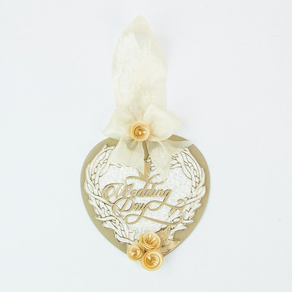 Wykrojnik - Tonic Studios - Bramble Heart serce ptak jeżyna