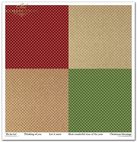 Zestaw papierów do scrapbookingu 30x30 - Itd Collection - Christmas Surprise