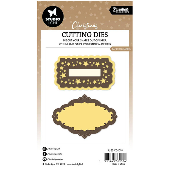 Wykrojnik do papieru - StudioLight - Fanciful labels ramki