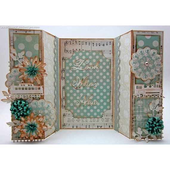 Wykrojnik - Cheery Lynn - napis Look Who's New